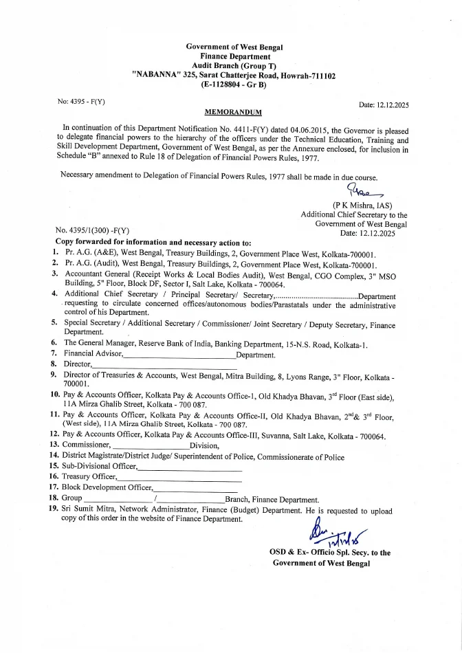 DFP Rules under Technical Education, Training and Skill Development – PDF